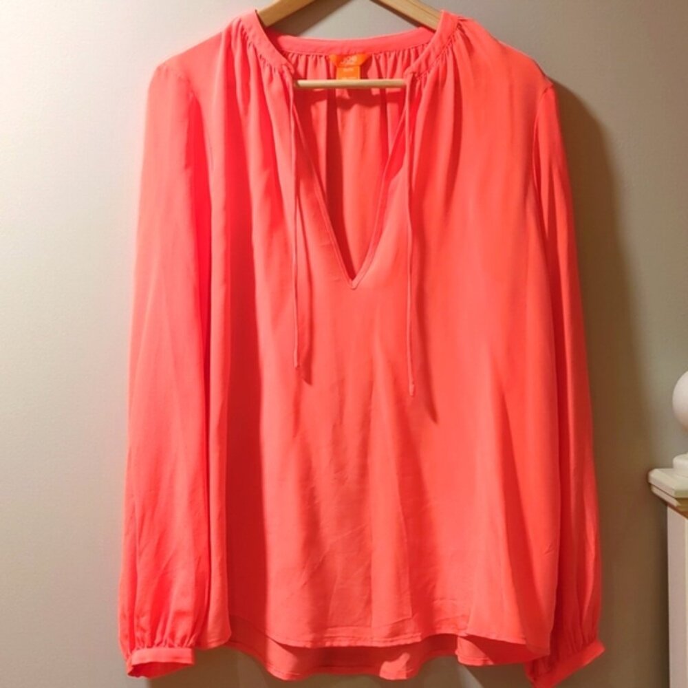 New Joe Fresh Women's 100% Silk Top